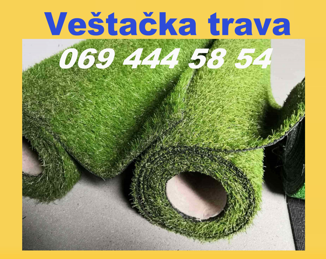 Veštačka trava za podove i dekoraciju najeftinije uz dostavua Srbija 069 444 5854
